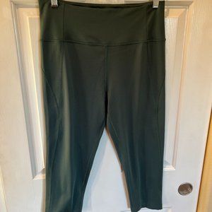 Girlfriend Collective Moss Compressive High Rise Legging Size L 19 1/2" Inseam